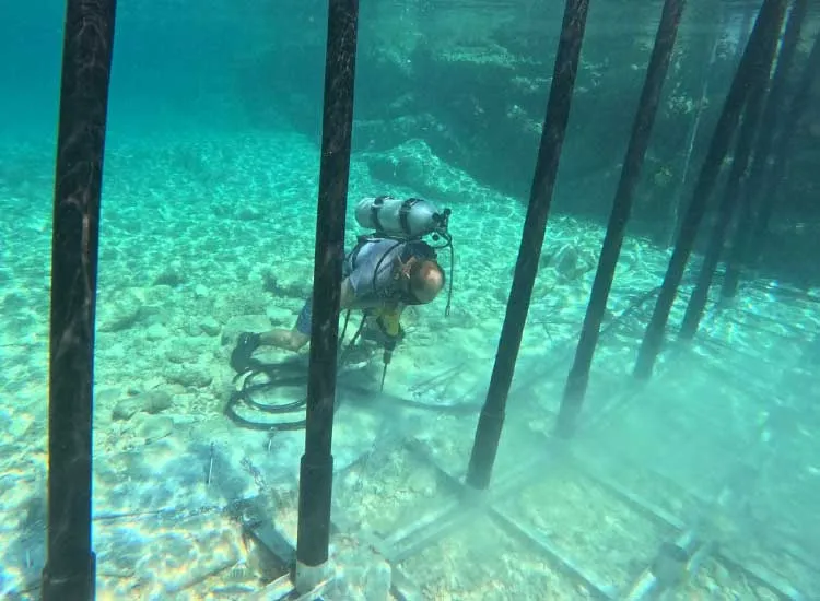 Man checking Barrier